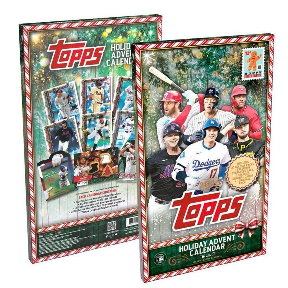 2025 Topps MLB Trading Cards Advent Calendar - NEW
